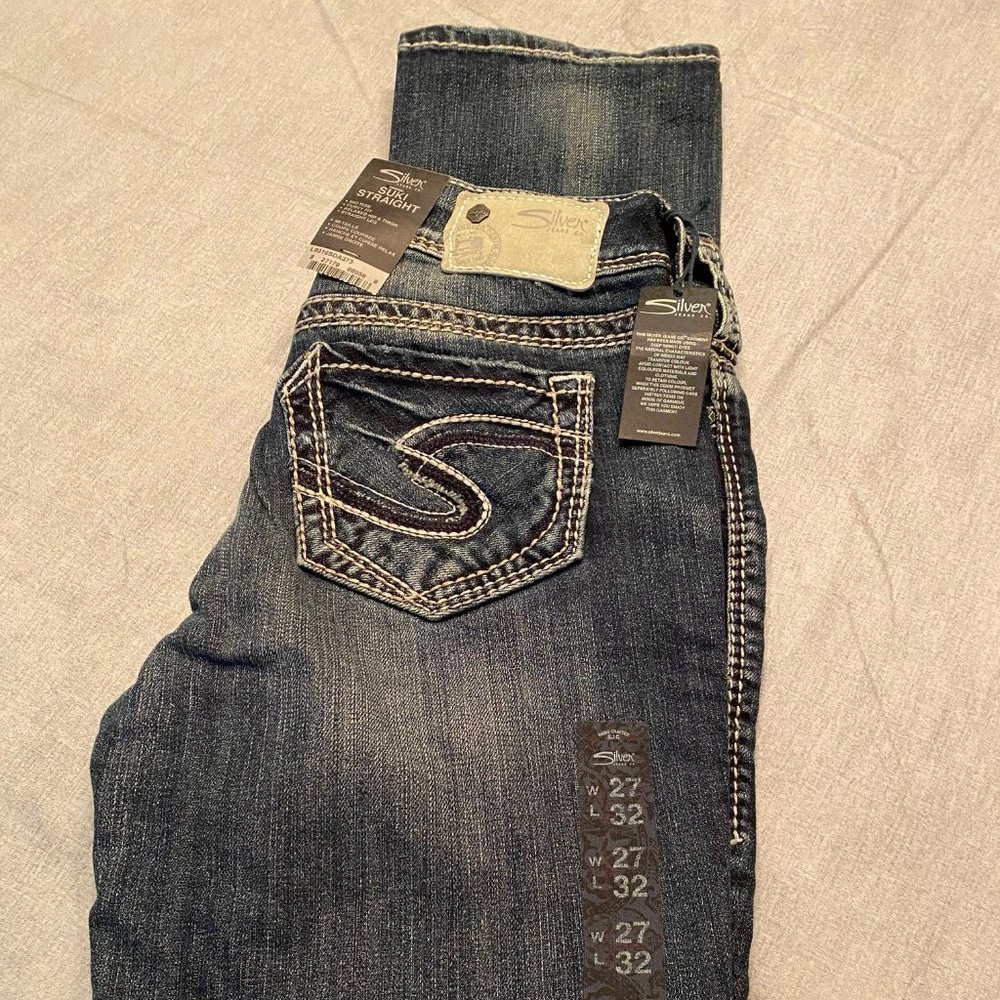 Silver Jeans Suki Straight Leg Size 27x32